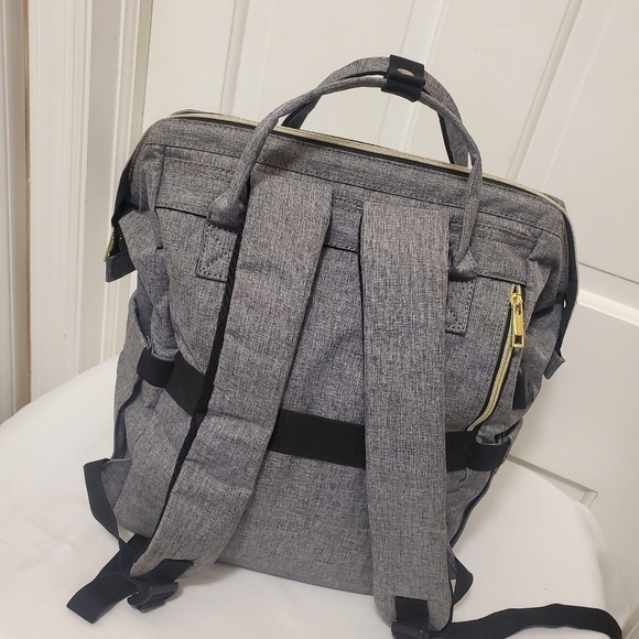 LOVEVOOK Laptop Backpack/top handle Bag Grey, Versatile, Business Casual - Picture 3 of 13